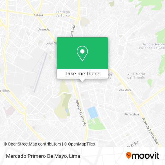 Mercado Primero De Mayo map