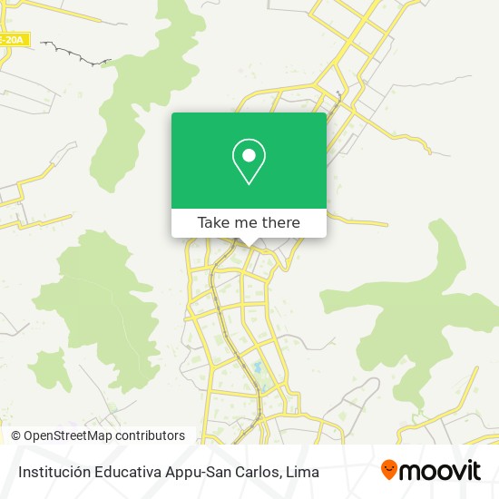 Institución Educativa Appu-San Carlos map