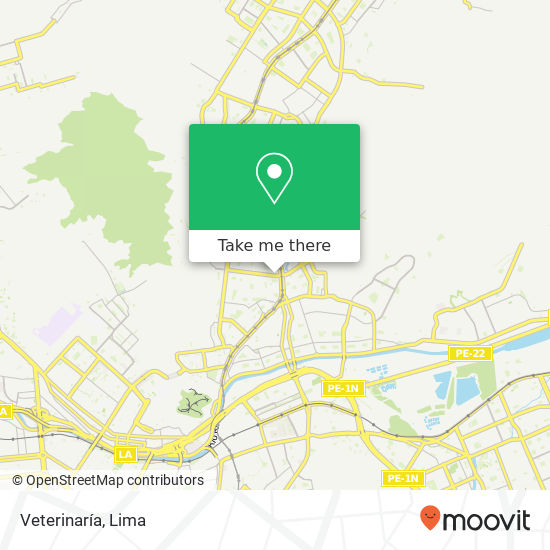 Veterinaría map