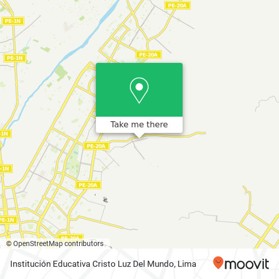 Institución Educativa Cristo Luz Del Mundo map