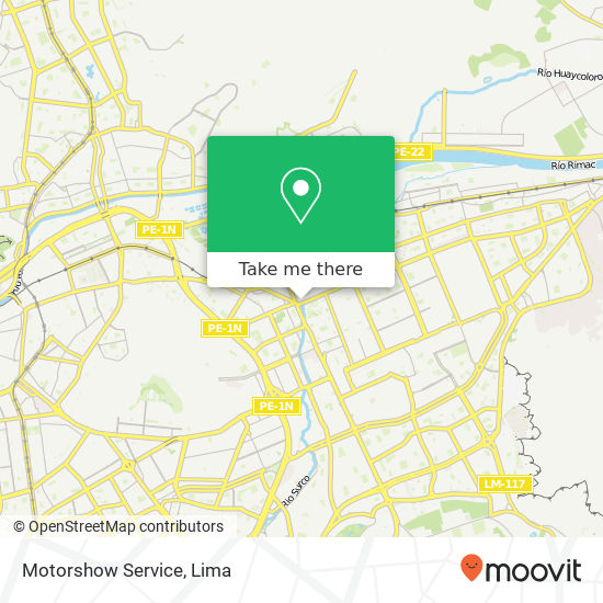 Motorshow Service map