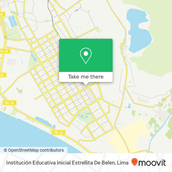 Institución Educativa Inicial Estrellita De Belen map