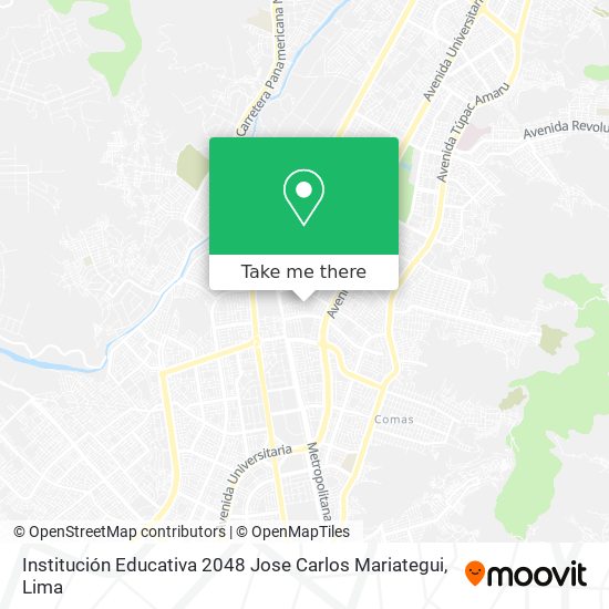 Mapa de Institución Educativa 2048 Jose Carlos Mariategui