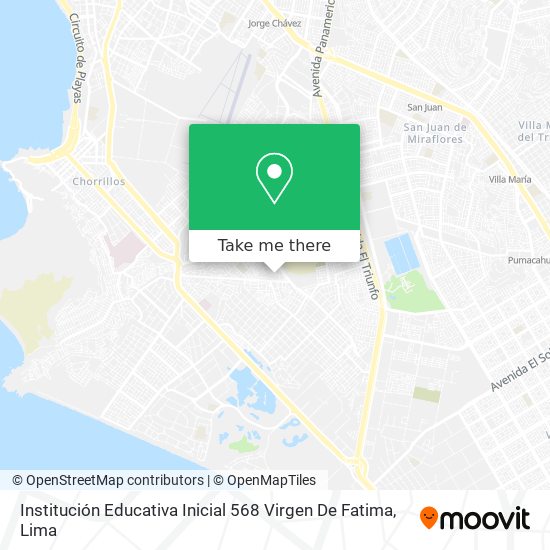 Institución Educativa Inicial 568 Virgen De Fatima map