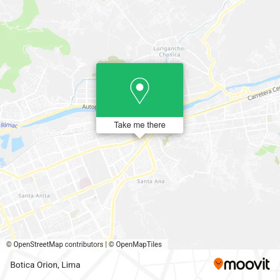 Mapa de Botica Orion