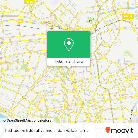 Institución Educativa Inicial San Rafael map
