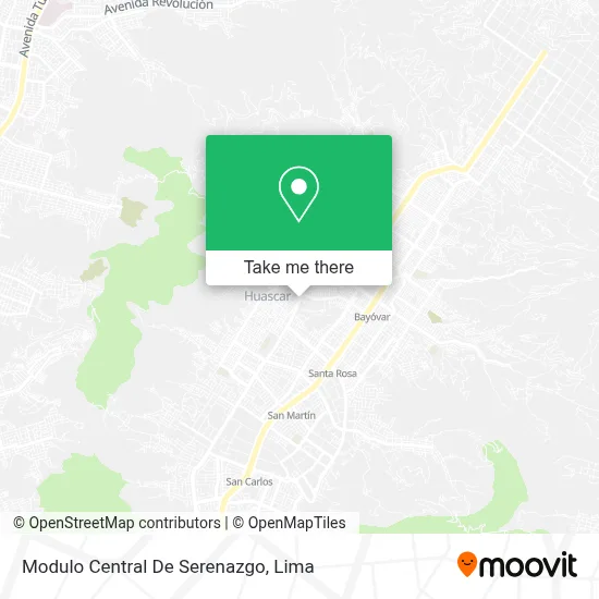 Modulo Central De Serenazgo map