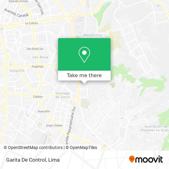 Garita De Control map