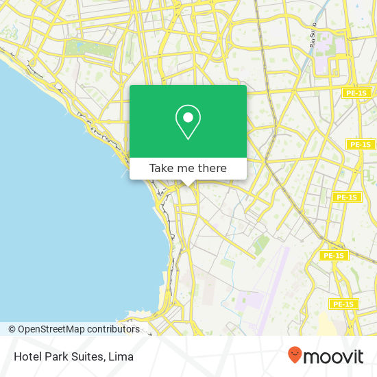 Hotel Park Suites map