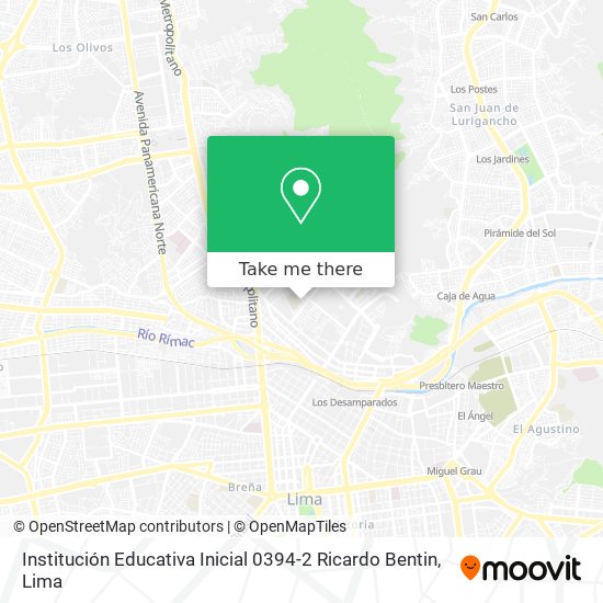 Institución Educativa Inicial 0394-2 Ricardo Bentin map