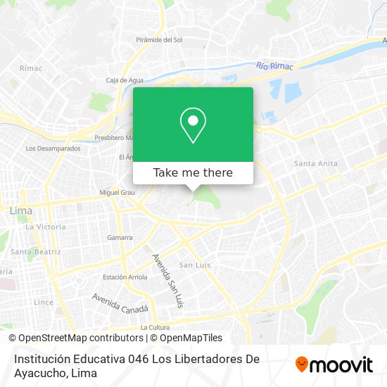 Institución Educativa 046 Los Libertadores De Ayacucho map