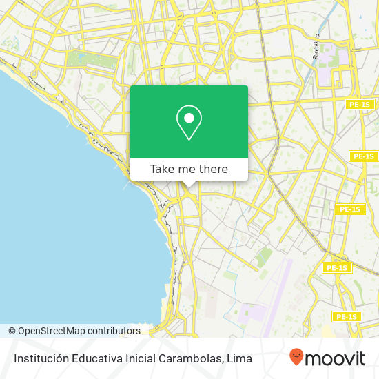 Institución Educativa Inicial Carambolas map