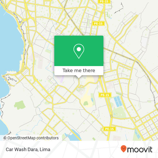 Car Wash Dara map