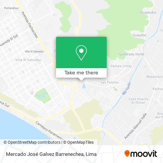Mapa de Mercado José Galvez Barrenechea