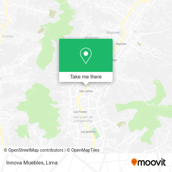 Innova Muebles map
