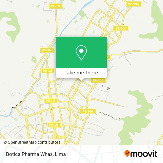 Botica Pharma Whas map