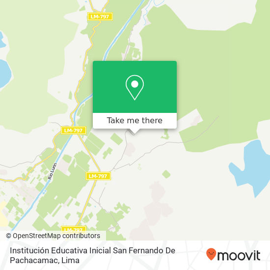 Institución Educativa Inicial San Fernando De Pachacamac map