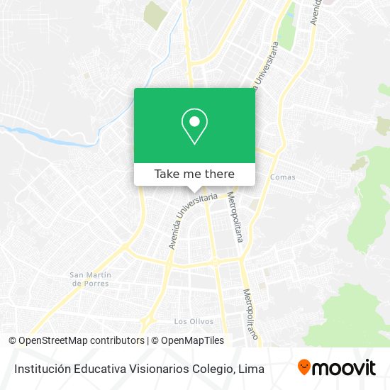 Institución Educativa Visionarios Colegio map