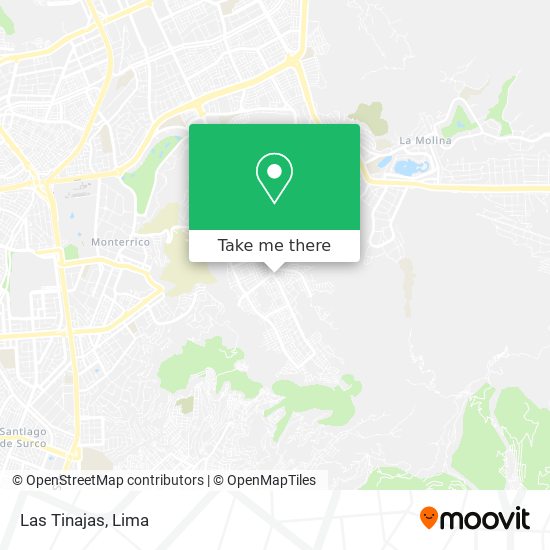Las Tinajas map