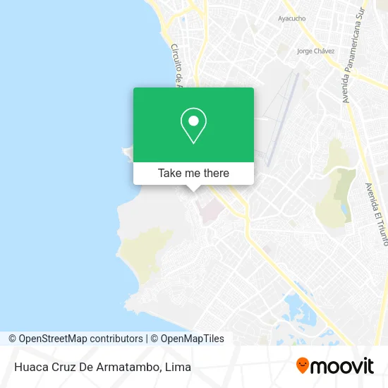 Mapa de Huaca Cruz De Armatambo