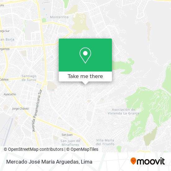 Mapa de Mercado José María Arguedas