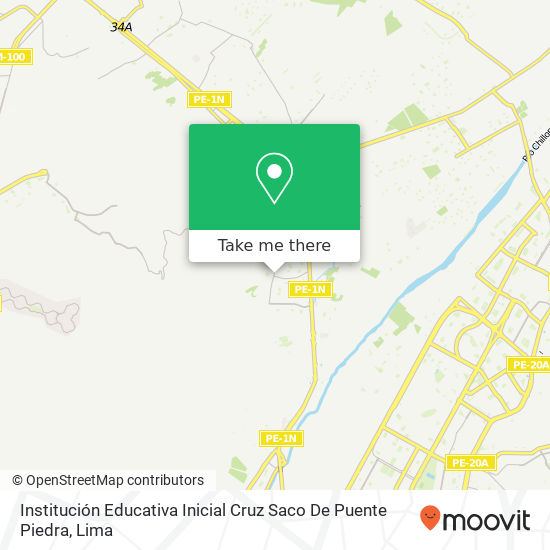 Institución Educativa Inicial Cruz Saco De Puente Piedra map