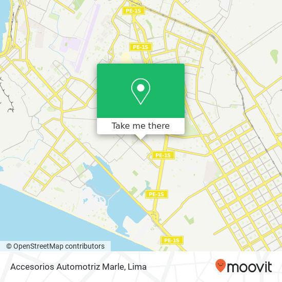 Accesorios Automotriz Marle map