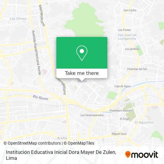 Institución Educativa Inicial Dora Mayer De Zulen map