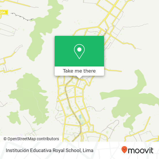 Institución Educativa Royal School map