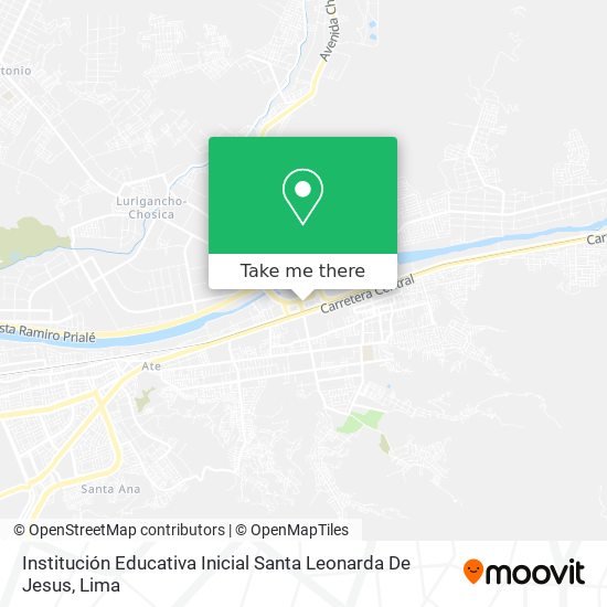 Institución Educativa Inicial Santa Leonarda De Jesus map
