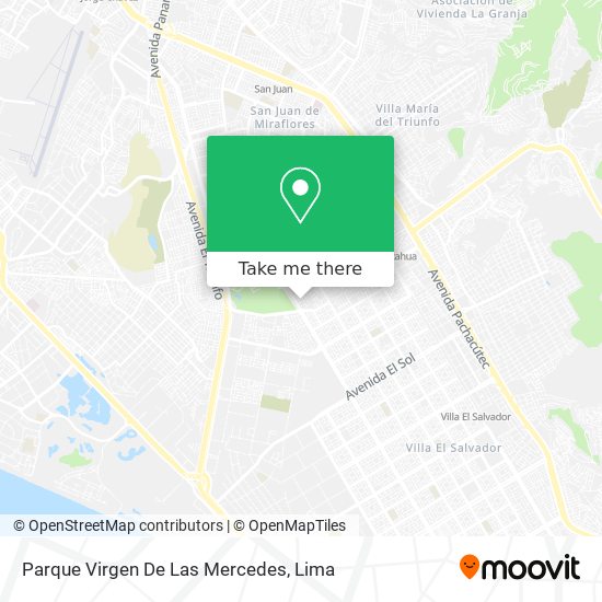 Parque Virgen De Las Mercedes map