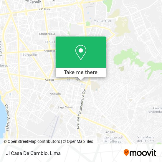 Jl Casa De Cambio map