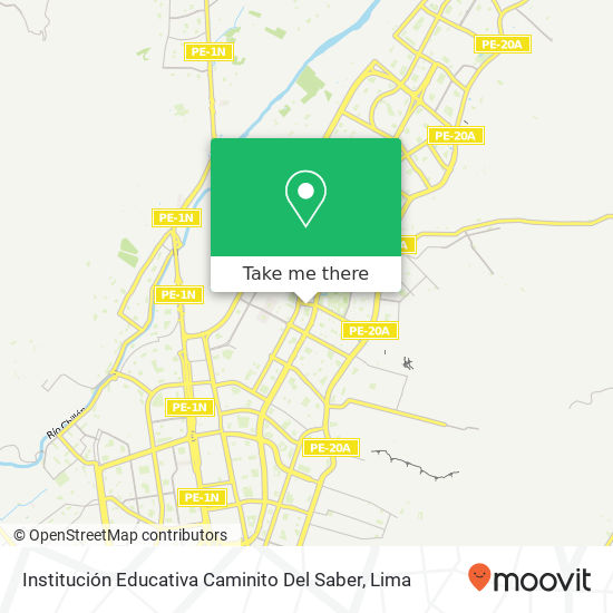 Institución Educativa Caminito Del Saber map