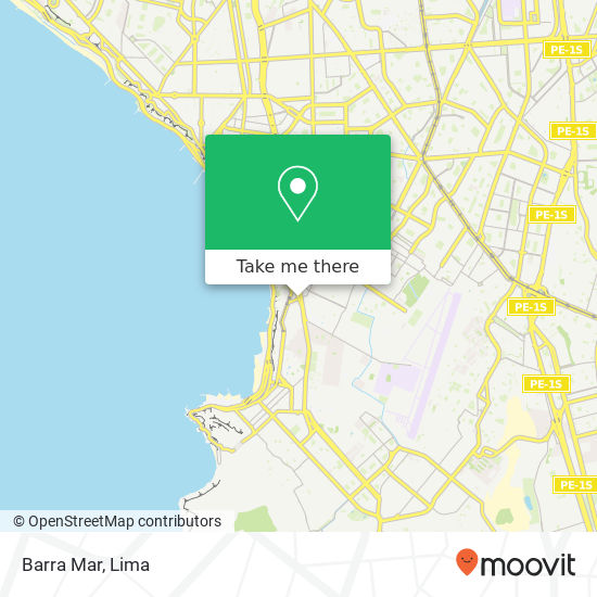 Barra Mar map