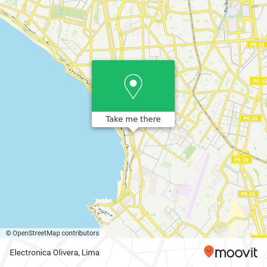 Electronica Olivera map