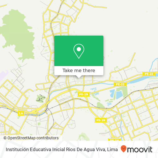 Institución Educativa Inicial Rios De Agua Viva map
