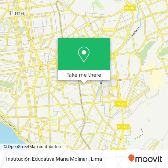 Institución Educativa Maria Molinari map