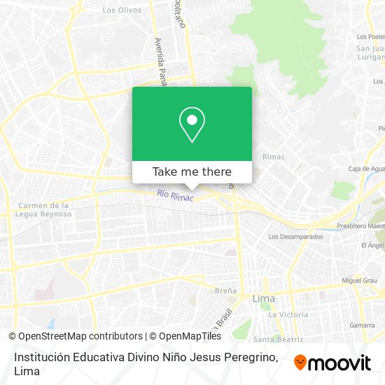 Institución Educativa Divino Niño Jesus Peregrino map