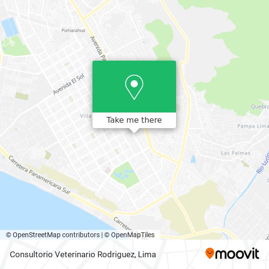 Mapa de Consultorio Veterinario Rodriguez