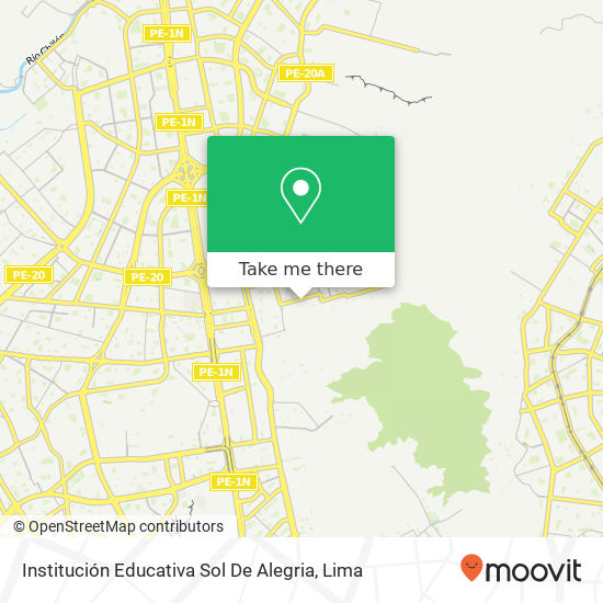 Institución Educativa Sol De Alegria map