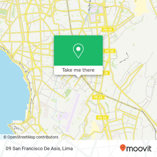 Mapa de 09 San Francisco De Asis