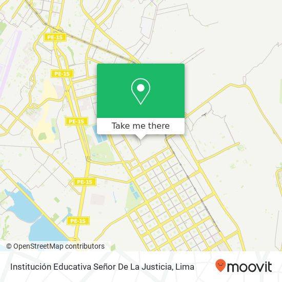 Institución Educativa Señor De La Justicia map