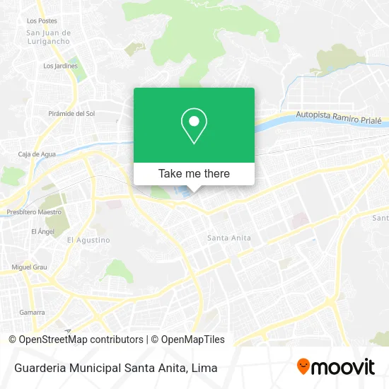 Mapa de Guarderia Municipal Santa Anita