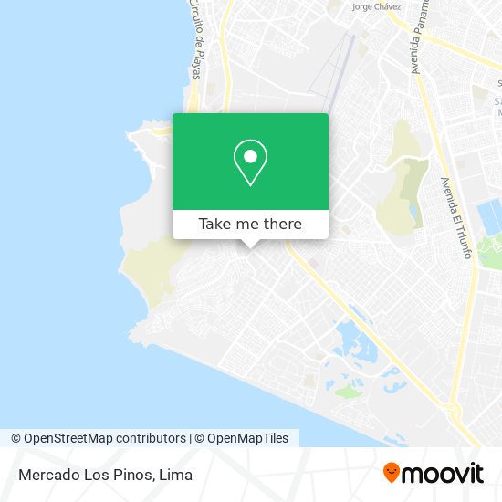 Mercado Los Pinos map