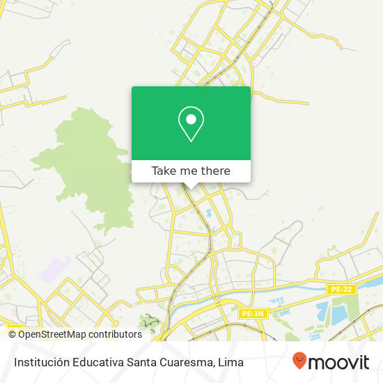 Institución Educativa Santa Cuaresma map