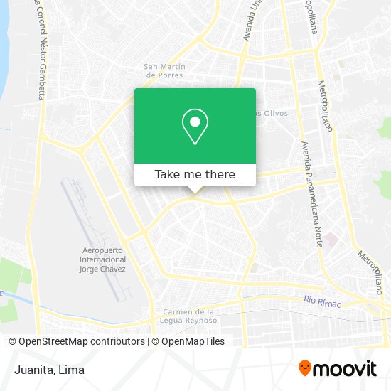 Juanita map