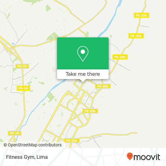 Mapa de Fitness Gym