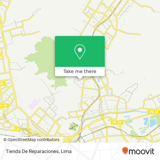 Tienda De Reparaciones map