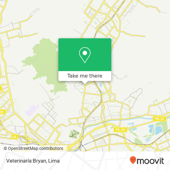 Veterinaría Bryan map