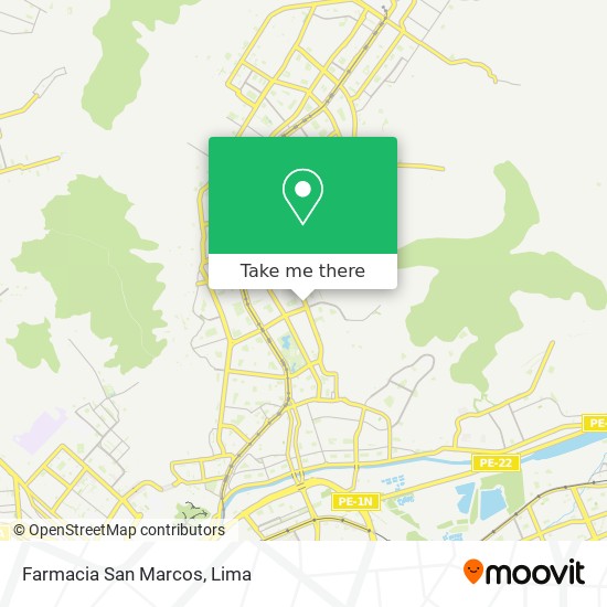 Farmacia San Marcos map